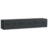 vidaXL Mueble de TV 147 x 34,5 x 27 cm Negro Madera de Ingenier&iacute;a