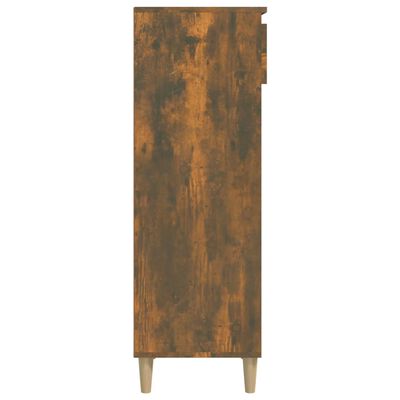 vidaXL Mueble zapatero madera contrachapada roble ahumado 40x36x105 cm
