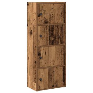 vidaXL Estanter&iacute;a madera de ingenier&iacute;a color envejecido 40x24x102 cm