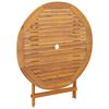 vidaXL Set de comedor de jard&iacute;n 5 pzas tela madera maciza blanco crema