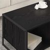 vidaXL Mesa de Caf&eacute; Roble Negro 80 x 50 x 40 cm Madera contrachapada