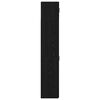 vidaXL Armario de almacenamiento 3 pcs Roble Negro 30 x 42,5 x 225 cm