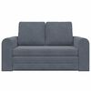 vidaXL Sofá cama Gris oscuro 148 x 71 x 83 cm Terciopelo