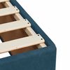 vidaXL Cama box spring con colch&oacute;n terciopelo azul 120x200 cm
