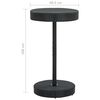 vidaXL Set muebles bar jardín 3 piezas y cojines ratán sintético negro