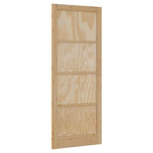 vidaXL Puerta Interior Natural 83 x 232 cm Madera contrachapada