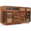 vidaXL Aparador madera maciza reciclada 150x35x75 cm