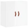 vidaXL Armario de pared madera de ingenier&iacute;a blanco brillo 60x31x60 cm