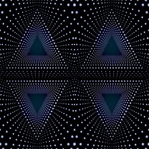 Good Vibes Papel de pared Graphic Galaxy Print azul y negro