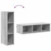 vidaXL Mueble colgante Gris Sonoma 20 x 29,5 x 80 cm