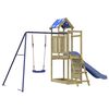 vidaXL Parque infantil de exterior madera de pino impregnada