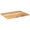vidaXL Tablero de mesa rectangular madera maciza mango 90x60x2,5 cm