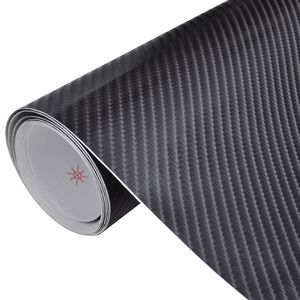 vidaXL L&aacute;minas 4D para coche 2 uds negro mate 100x150 cm+50x150 cm