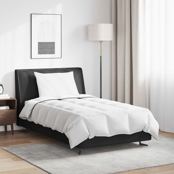 vidaXL Edred&oacute;n de Invierno con almohada 2 pcs Pluma de pato