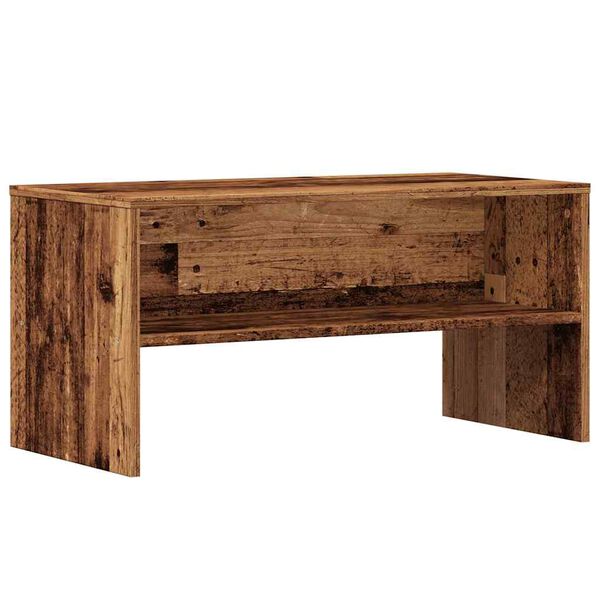 vidaXL Mueble para TV madera contrachapada envejecida 80x40x40 cm