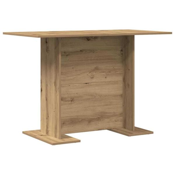 vidaXL Mesa de Comedor Roble artisan 110 x 60 x 75 cm