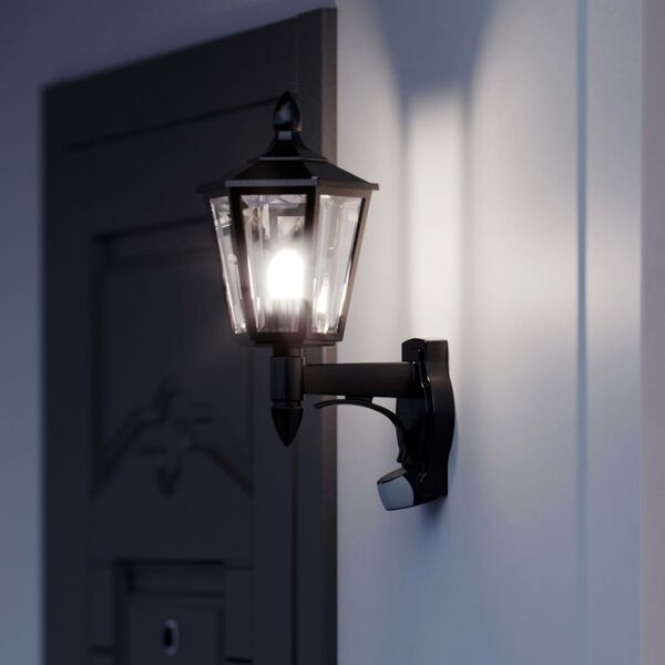 Steinel L&aacute;mpara de exterior con sensor L 15 negro