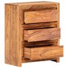 vidaXL Cajonera de madera maciza 60x33x75 cm
