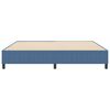 vidaXL Cama de plataforma Azul 200 x 200 cm Tela de Pana