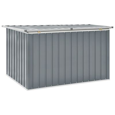 vidaXL Caja de almacenamiento de jardín gris 149x99x93 cm