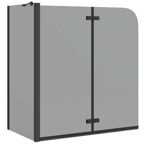 vidaXL Enclosure de Ducha Negro 120 x 68 x 130 cm