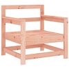 vidaXL Sillones de jardín y cojines 2 uds madera maciza abeto Douglas