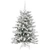 vidaXL &Aacute;rbol de Navidad artificial con ramas articuladas 120 cm