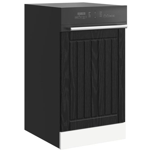 vidaXL Mueble de Cocina Roble Negro 45 x 1,5 x 67 cm