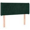 vidaXL Cabecero de terciopelo verde oscuro 93x16x78/88 cm