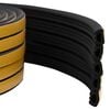 vidaXL Sello de ventana autoadhesivo Negro 10 x 6 mm 12 m Espuma EPDM