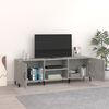 vidaXL Mueble de TV madera de ingenier&iacute;a gris hormig&oacute;n 150x30x50 cm