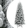 vidaXL &Aacute;rbol de Navidad artificial con nieve PVC y PE 120 cm