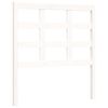 vidaXL Estructura de cama sin colch&oacute;n madera maciza blanca 90x190 cm
