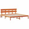 vidaXL Estructura de cama Marrón 180 x 200 cm Madera maciza de Pino