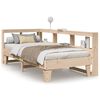 vidaXL Cama con estanter&iacute;a sin colch&oacute;n madera maciza de pino 90x200 cm