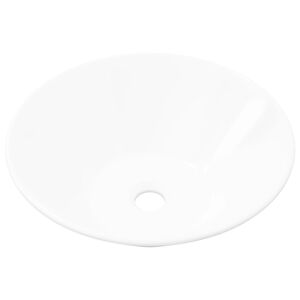 vidaXL Lavabo de cer&aacute;mica porcelana Art blanco