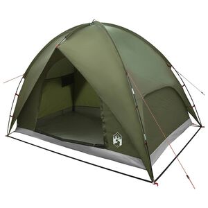 vidaXL Tienda de Camping con Cubierta de Lluvia Impermeable 4 persona