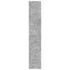 vidaXL Mueble zapatero 4 cajones abatibles gris hormig&oacute;n 80x34x187,5cm