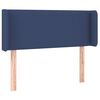 vidaXL Cabecero con LED de tela azul 83x16x78/88 cm