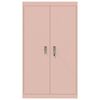 vidaXL Armario de almacenamiento 2 pcs Rosa 80 x 40 x 140 cm Acero