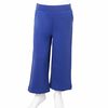 Pantal&oacute;n infantil con perneras anchas azul cobalto 104
