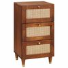 vidaXL Aparador Marr&oacute;n 40 x 33,5 x 75 cm Madera de mango maciza