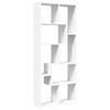 vidaXL Librer&iacute;a divisora madera ingenier&iacute;a blanca 67x25x161,5 cm