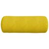 vidaXL Cojines Bolster 2 pcs Amarillo Ø 25 x 70 cm Tela de pana