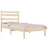 vidaXL Estructura de cama madera maciza de pino 100x200 cm