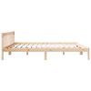 vidaXL Cama extralarga sin colch&oacute;n madera maciza de pino 180x220 cm