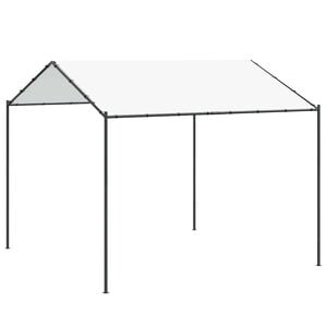 vidaXL Cenador 4 x 4 x 2,6 m Blanco Acero y Poli&eacute;ster 180 gsm