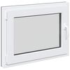 vidaXL Ventana de s&oacute;tano RISOR 80 x 50 cm PVC y vidrio Gris antracita