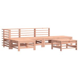 vidaXL Juego de muebles de jard&iacute;n 6 pzas madera maciza abeto Douglas