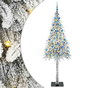 vidaXL &Aacute;rbol de Navidad con 300 LED con soporte 210 cm PE y Acero